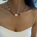 Pulsera Tricolor Dorada Lapislázuli y Perlas