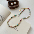 Conjunto Boho-Chic Perlas y Piedras Naturales