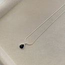 Collar Gota Agata Negra