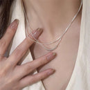Collar Plata Cadena fina