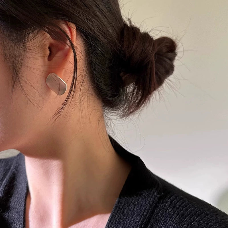Pendientes Pétalo de Plata