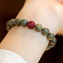 Pulsera Sándalo - Loto de Cinabrio