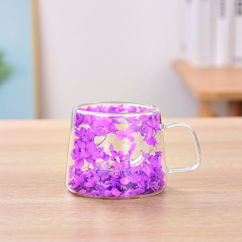 Taza de Flores - Hortensias