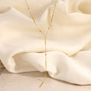 Collar Corbatero Barras Geométricas Acero Inoxidable