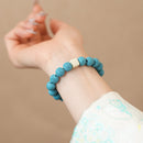 Pulsera Volcánica Celeste Calma