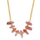 Collar Cuarzo Fresa Amor Gratitud