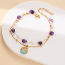 Tobillera Amatista Cielo Nocturno