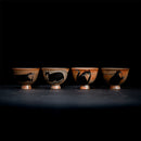 Set de 4 Tazas Japonesas - Gato Negro