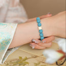 Pulsera Volcánica Celeste Calma