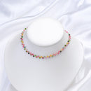 Collar Turmalinas de Colores