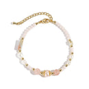 Pulsera Perlada con Cuarzos de colores