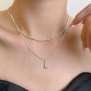Collar de Plata - Doble capa