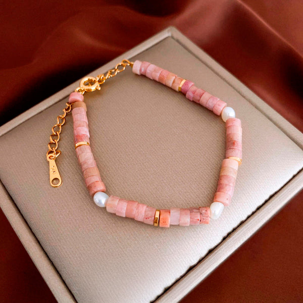 Pulsera de Opalo con Perlas