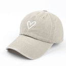 Gorra corazón - caqui