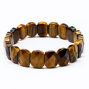 Pulsera Facetada Ojo de Tigre
