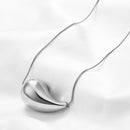 Collar Gota Plateado