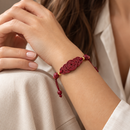 Pulsera Cinabrio Cinco Monedas