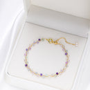 Pulsera de Fluorita Multicolor