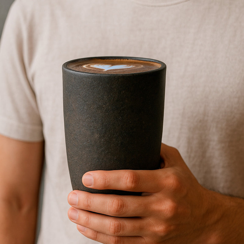Mug cerámica Dorado