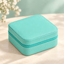 Joyero organizador mini turquesa