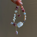 Pulsera Rodonita Perla Barroca