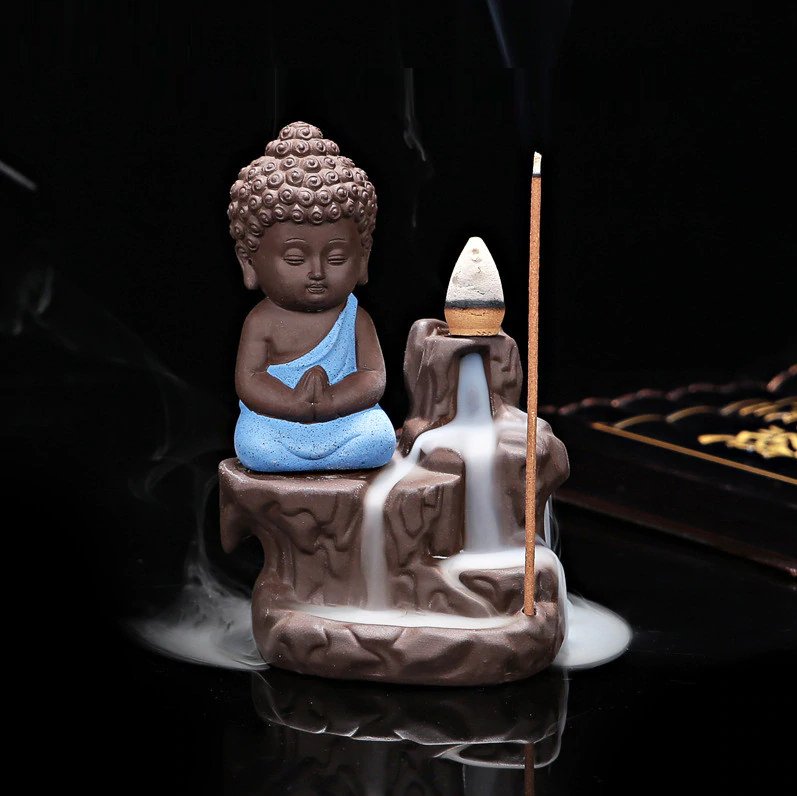Cascada de Incienso Buda + 10 Inciensos Especiales de regalo - Rincón Zen