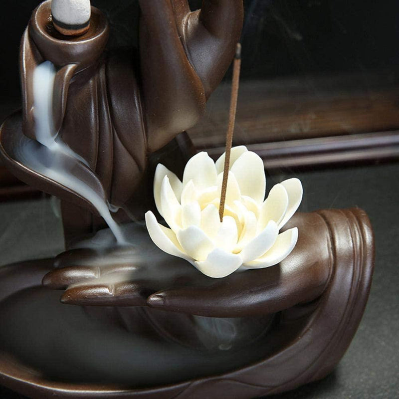 Cascada de Incienso Flor de loto + 10 Inciensos Especiales - Rincón Zen