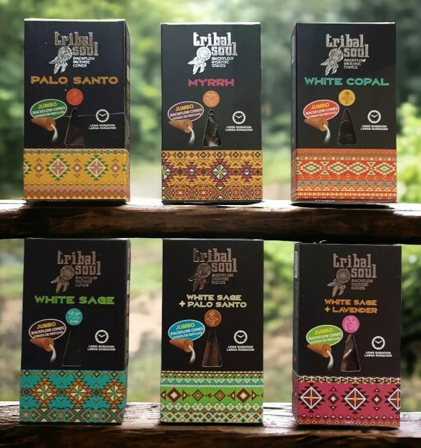 Conos de inciensos mix de aromas - 6 cajas Tribal Soul - Rincón Zen