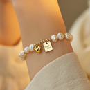 Pulsera Dorada Charm de la Suerte