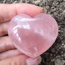 Corazones sanadores del Amor Cuarzo Rosado