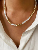 Collar Sol perlado