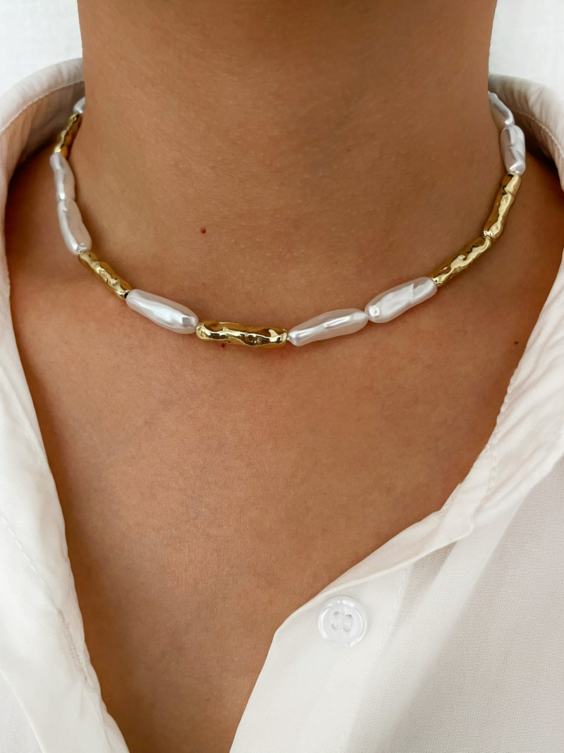 Collar Sol perlado
