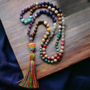 Japa Mala - Cuarzos naturales Chakras - Rincón Zen