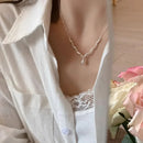 Collar Cadena Gota Plata