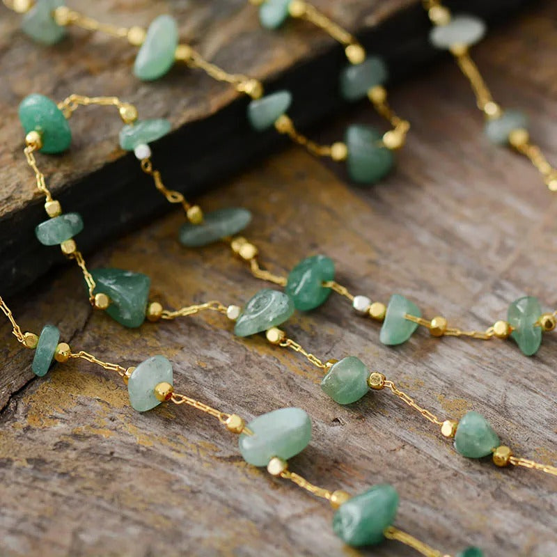 Collar Raíces de la Tierra - Aventurina