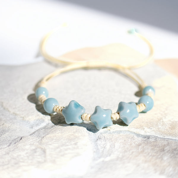 Pulsera cerámica - Estrellas celestes