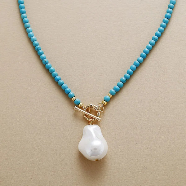 Collar Perla del Sol - Turquesa