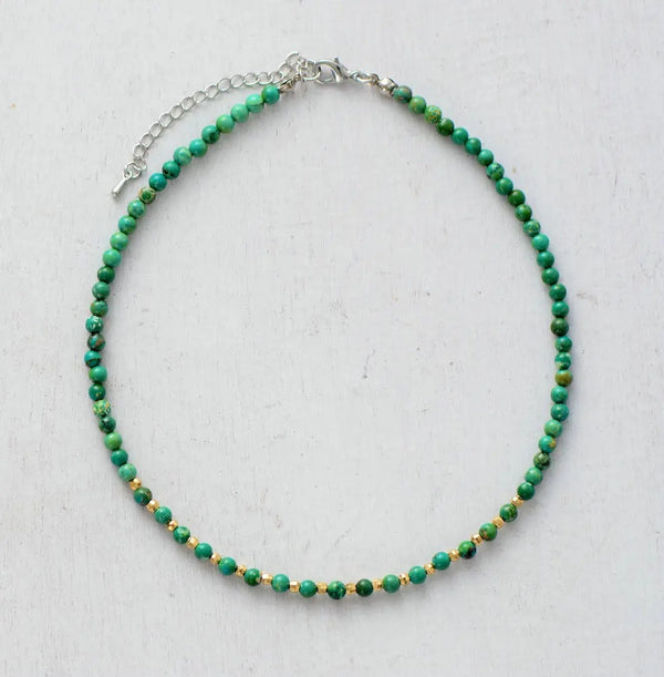 Collar Raíz Turquesa
