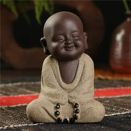 Figura Monje Japa Mala - Rincón Zen