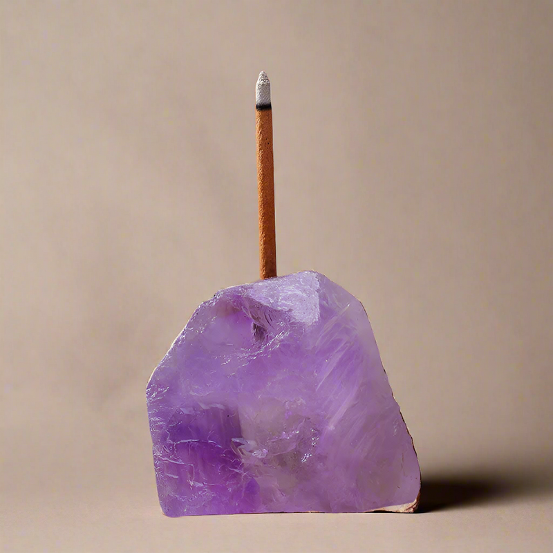 Porta incienso minimalista Amatista