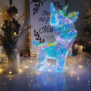 Escultura de luz de Reno