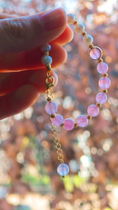 Pulsera de Perlas y cuarzo Rosa
