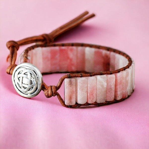 Pulsera opalo rosa - Rincón Zen