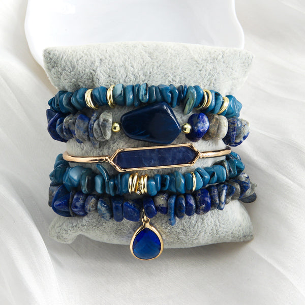 Pulsera Piedras Azules