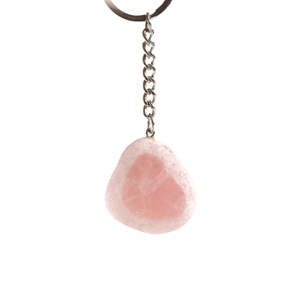 Llavero Cuarzo Rosa