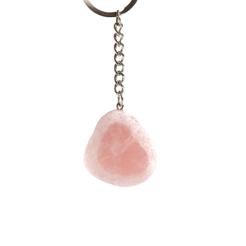 Llavero Cuarzo Rosa