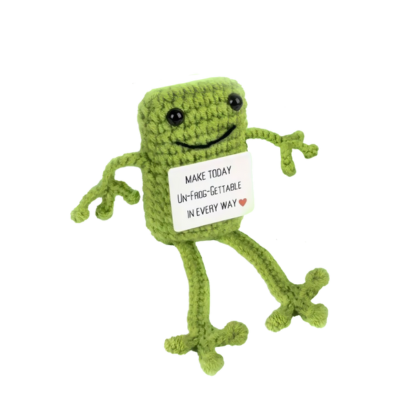 Figura Crochet - Rana Positiva