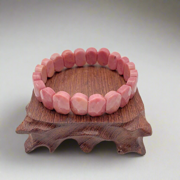 Pulsera Facetada Rodonita