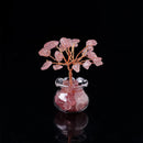 Árbol pequeño reiki - Cuarzo frutilla