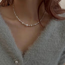 Collar Plata & Perlas